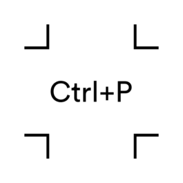 Ctrl+P logo